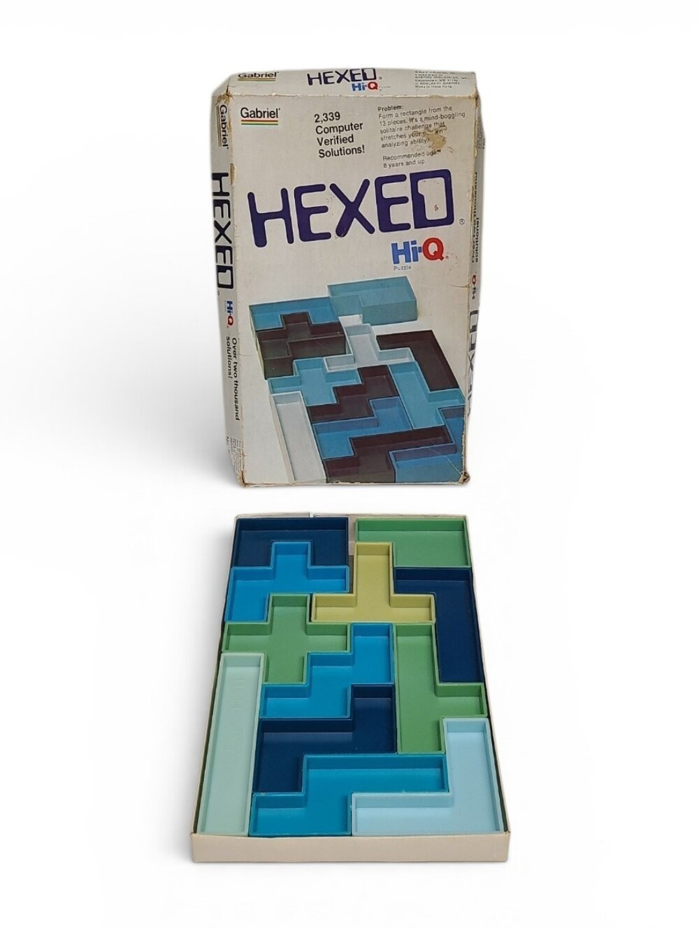 HEXED Hi-Q Puzzle Board Game vintage